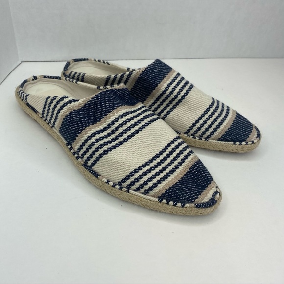 NWT Dolce Vita Indigo Fabric Mule Slide Sample Size 6 - Picture 8 of 10